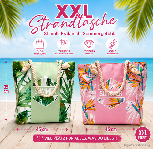 Xxl strandtasche shopper - xxl,