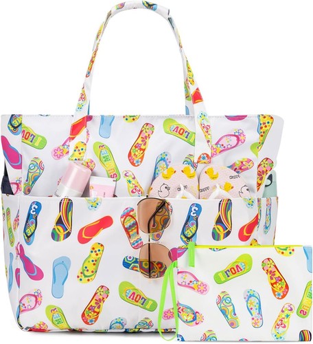 Kabaqoo strandtasche xxl - strandtasche, mit