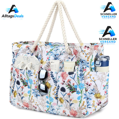 Strandtasche groß wasserdicht - groß,